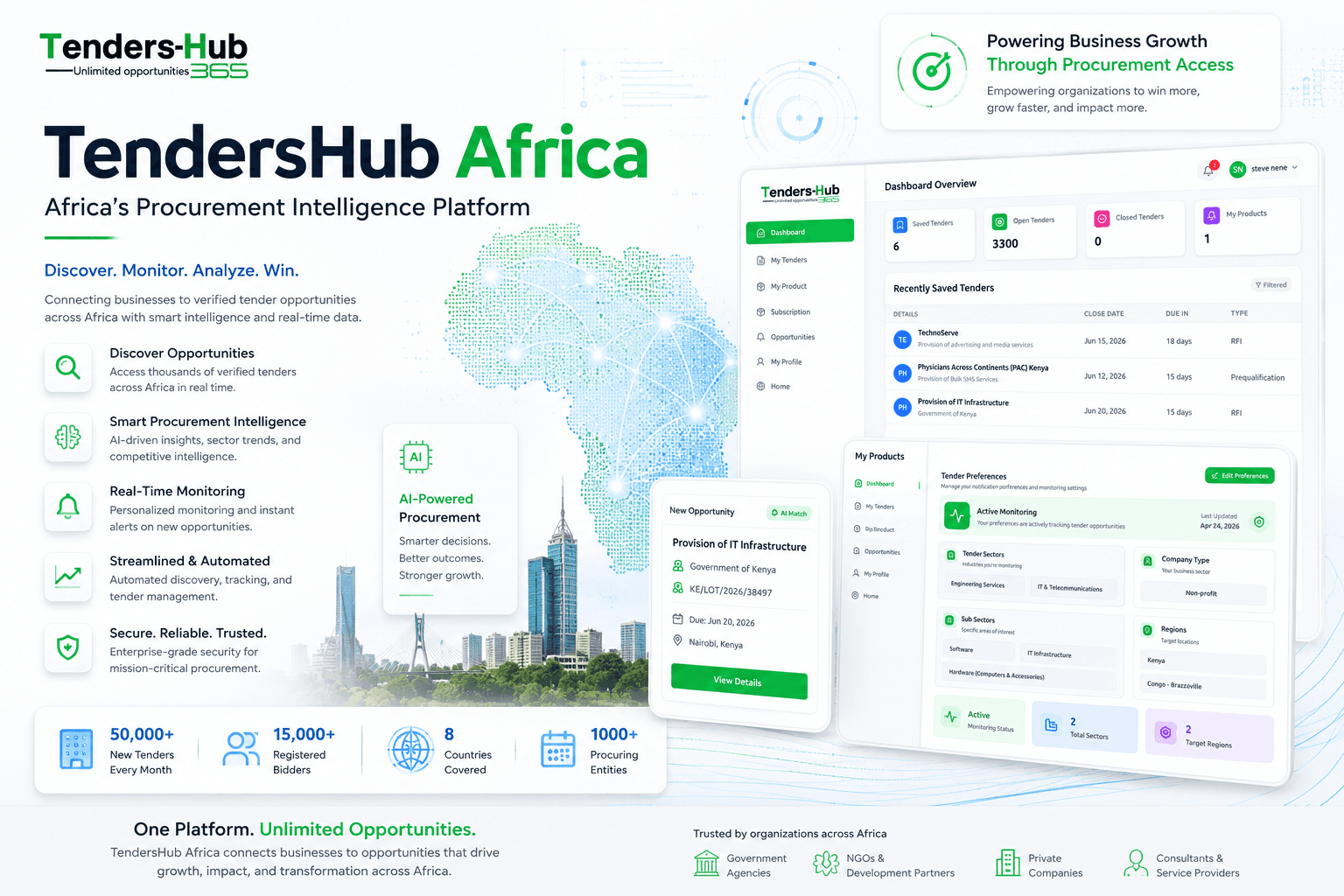 TendersHub Africa overview